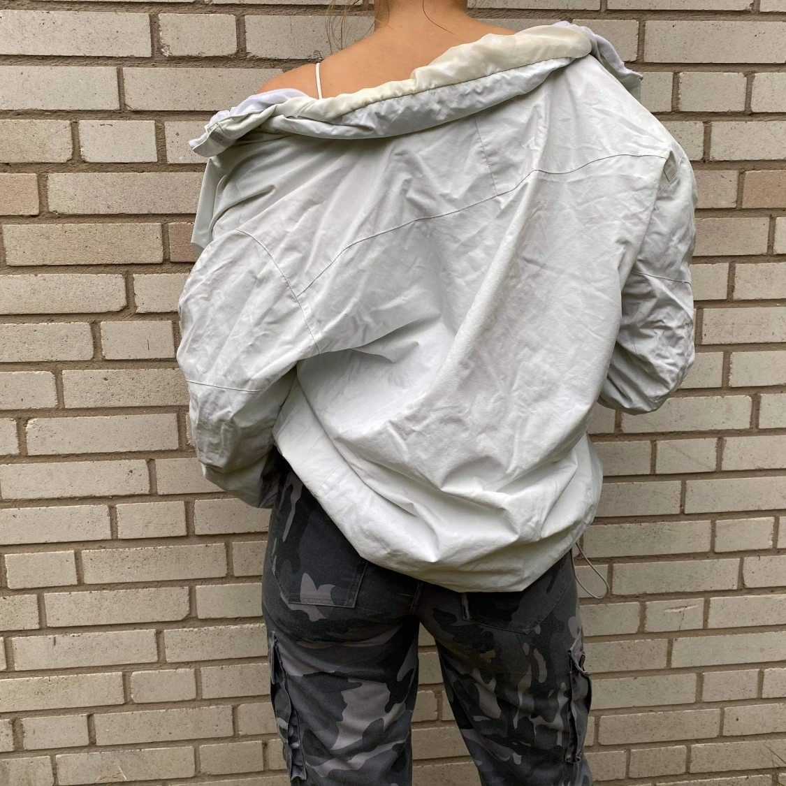 Vit sportig jacka - 90