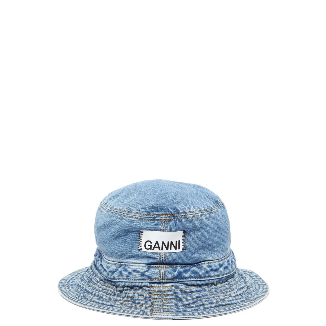 Ganni denim bucket hat