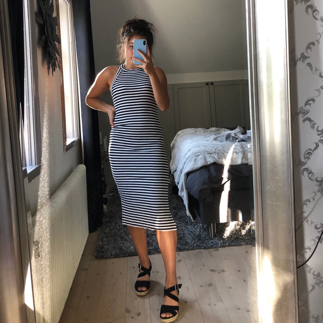 Fin tajt långklänning