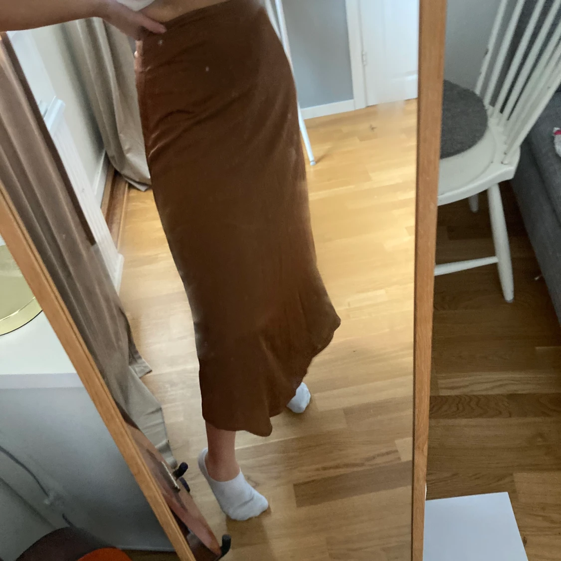 Bronsaktig långkjol!