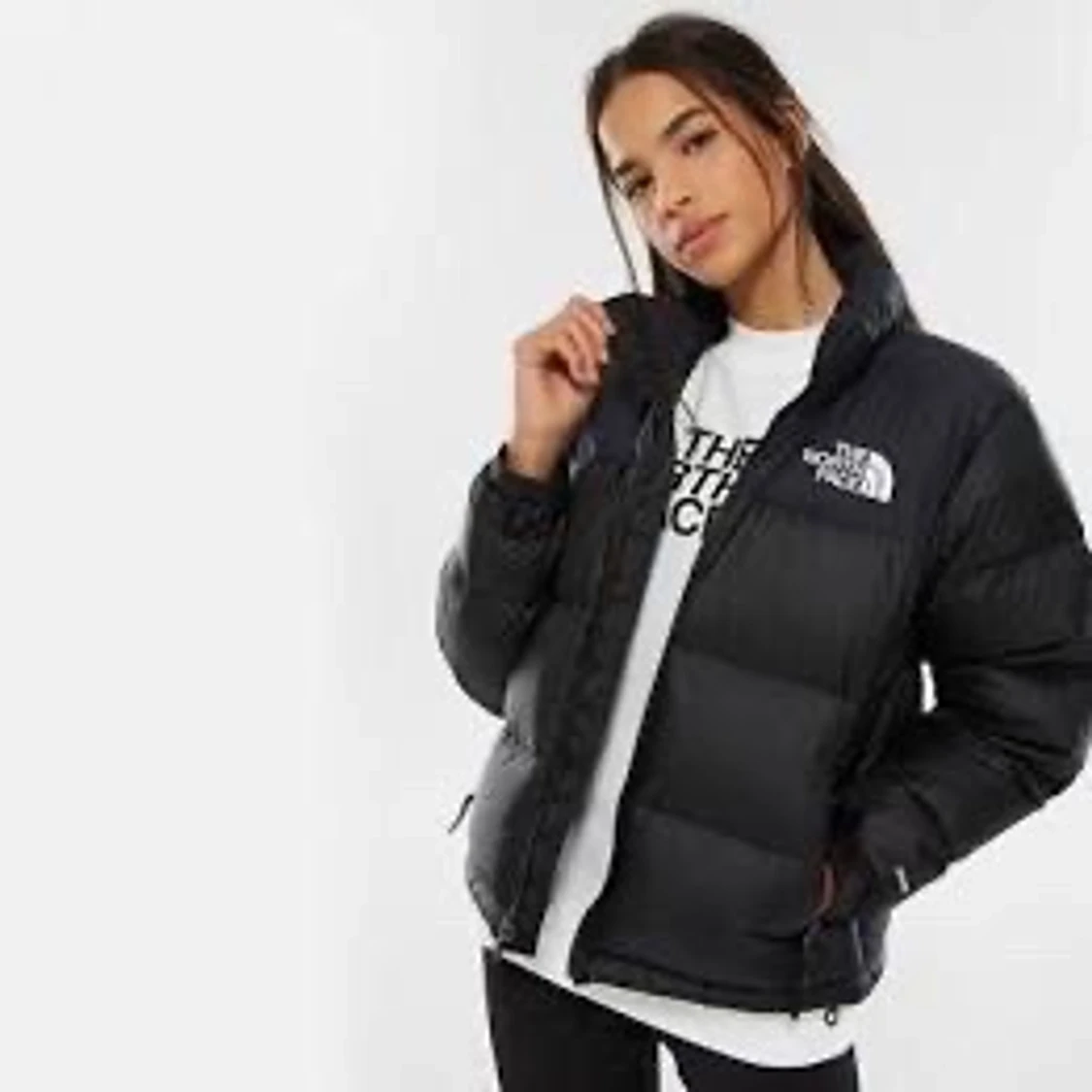 Svart North Face jacka  - 90