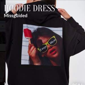 Helt ny hoodie dress/oversized hoodie från Missguided.  Kostade 420kr säljer för 150kr(eller högst bud)(exklusive frakt) Säljer för att det kostar mycket att skicka tillbaka den #missguided 
