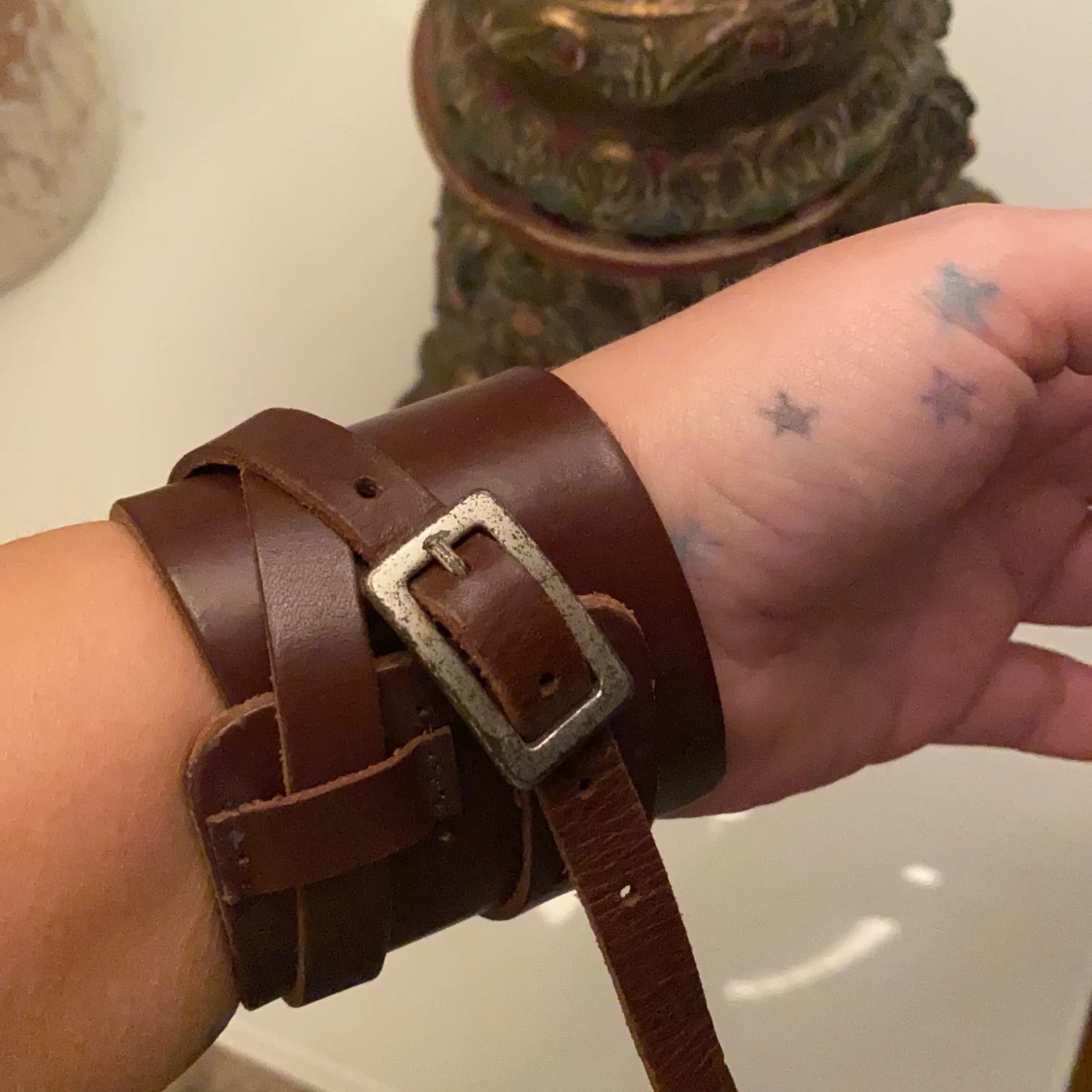 Läderarmband  - 90