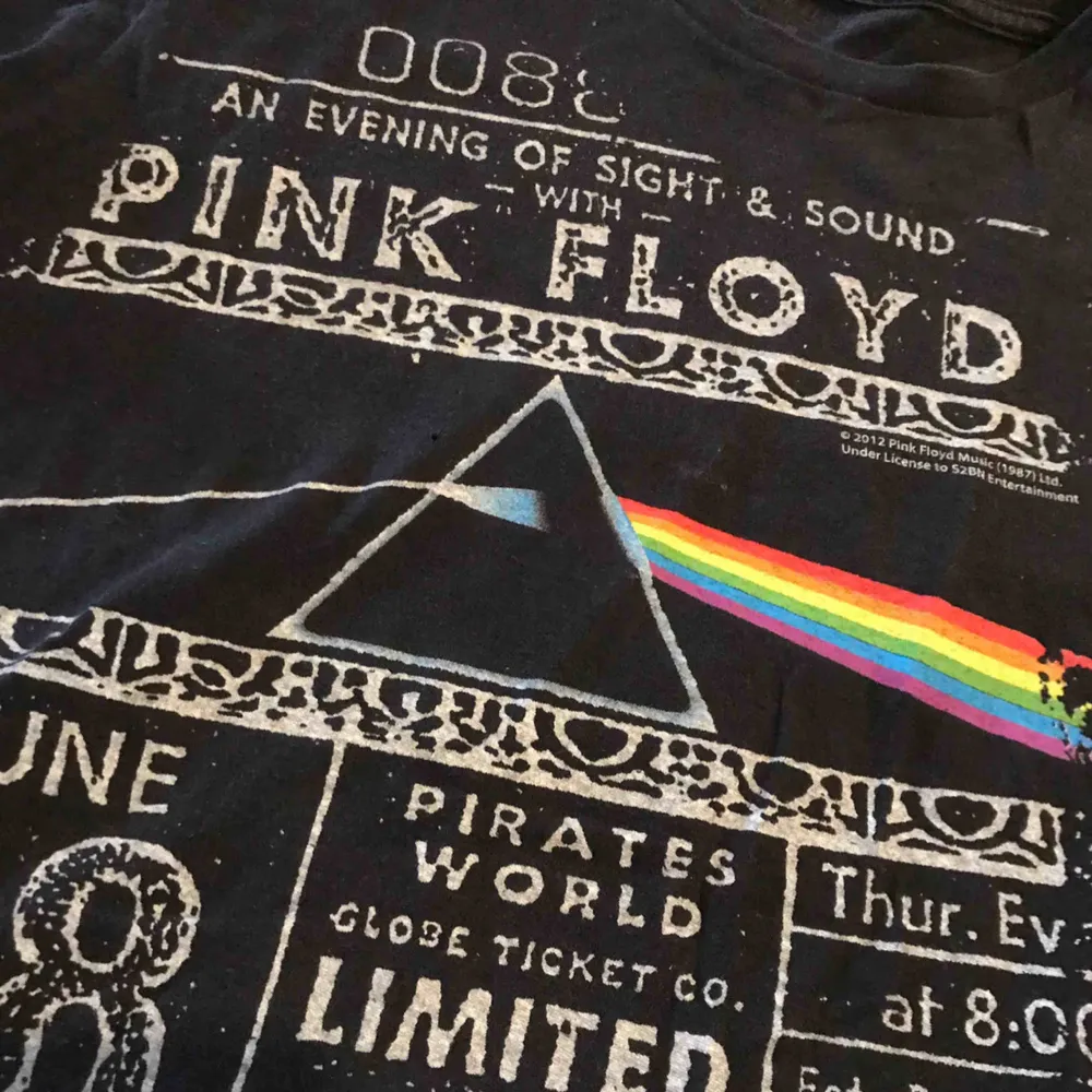 Vintage Pink Floyd tour tisha. Köpt i USA, storlek M men skulle säga mer en S. T-shirts.