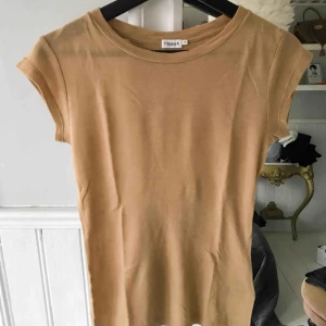  - Camelfärgad tshirt från Filippa k. Använd ett fåtal gånger och i fint skick. 