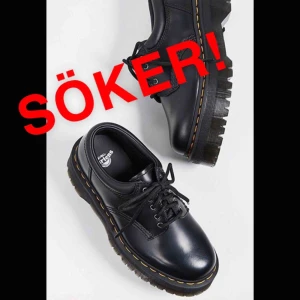  - Söker ett par Dr. Martens quad 8053 Storlek 38-39, har aldrig testat dessa i verkligheten så beror lite på om de är stora/små i storleken