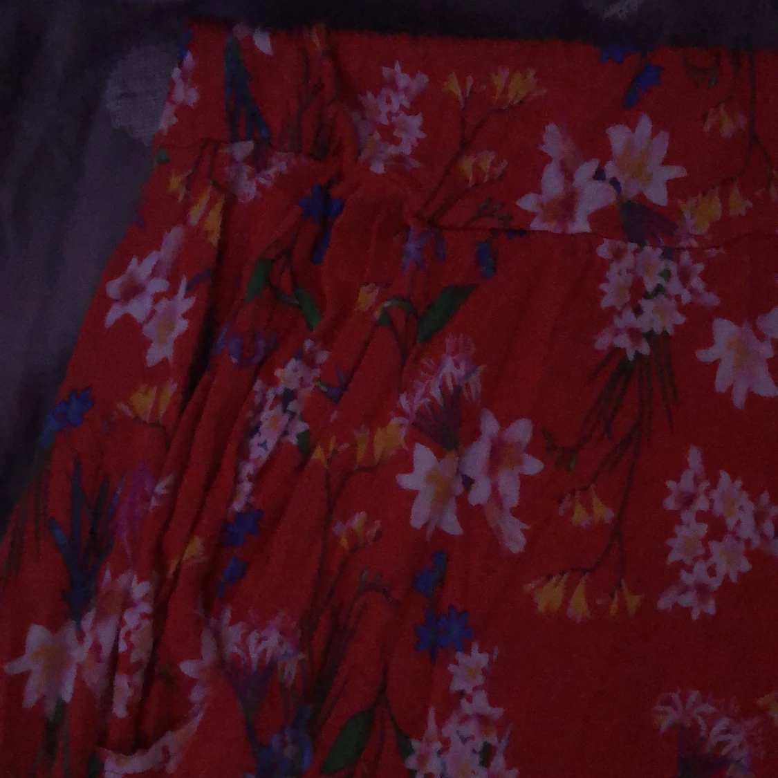 Röda mjukis byxor - 90