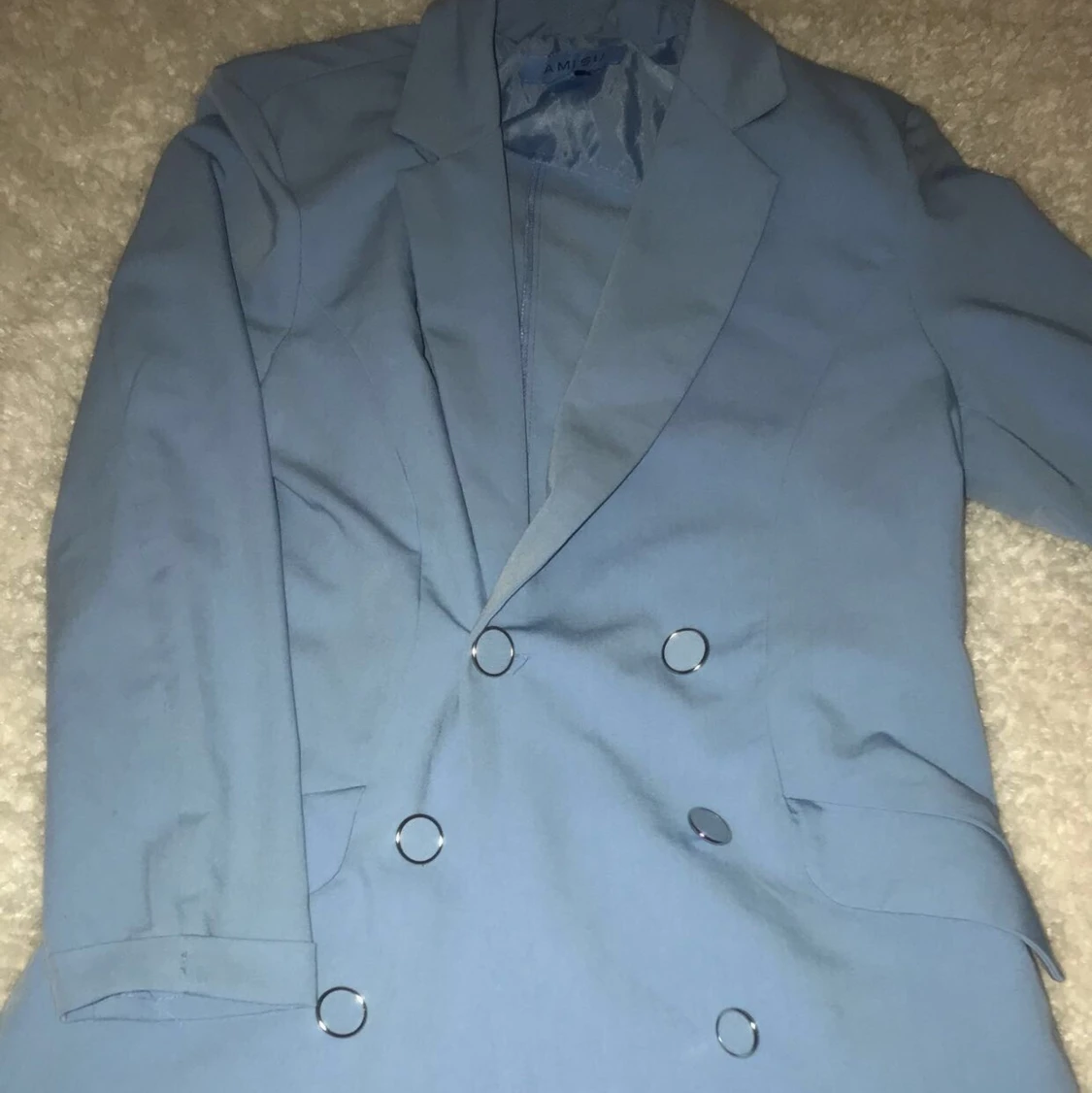 Ljusblå kavaj/kappa