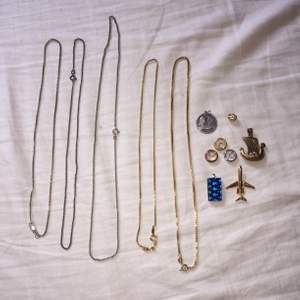 Diverse smycken och accessoarer i olika längder och storlekas, skriv för priser osv