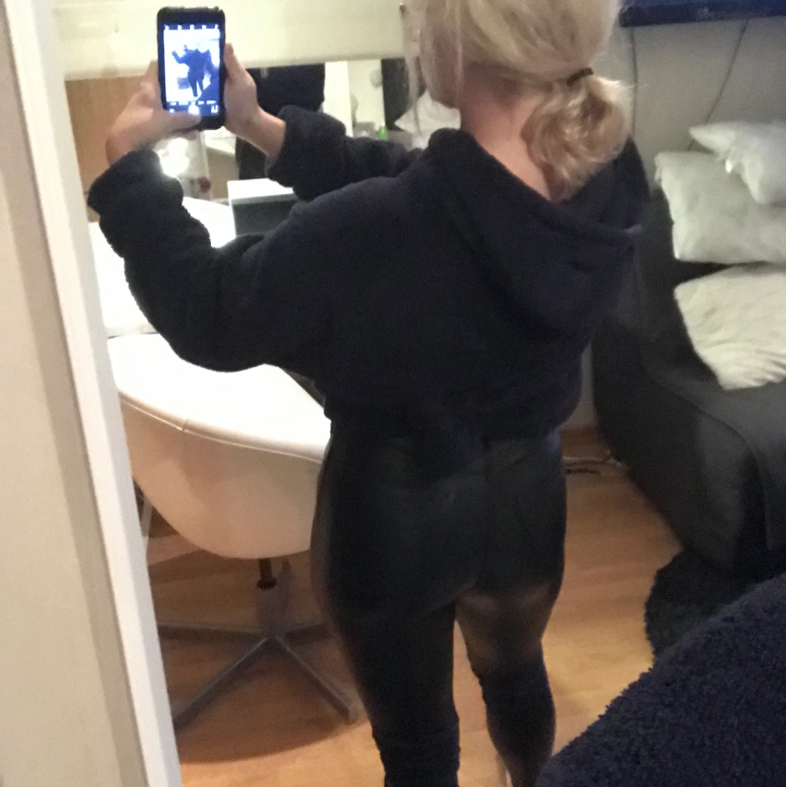 Skinnbyxor svarta, tajta - 90