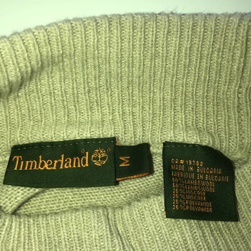 Storlek M Herr Äkta Timberland Polo Tröja. Stickat.