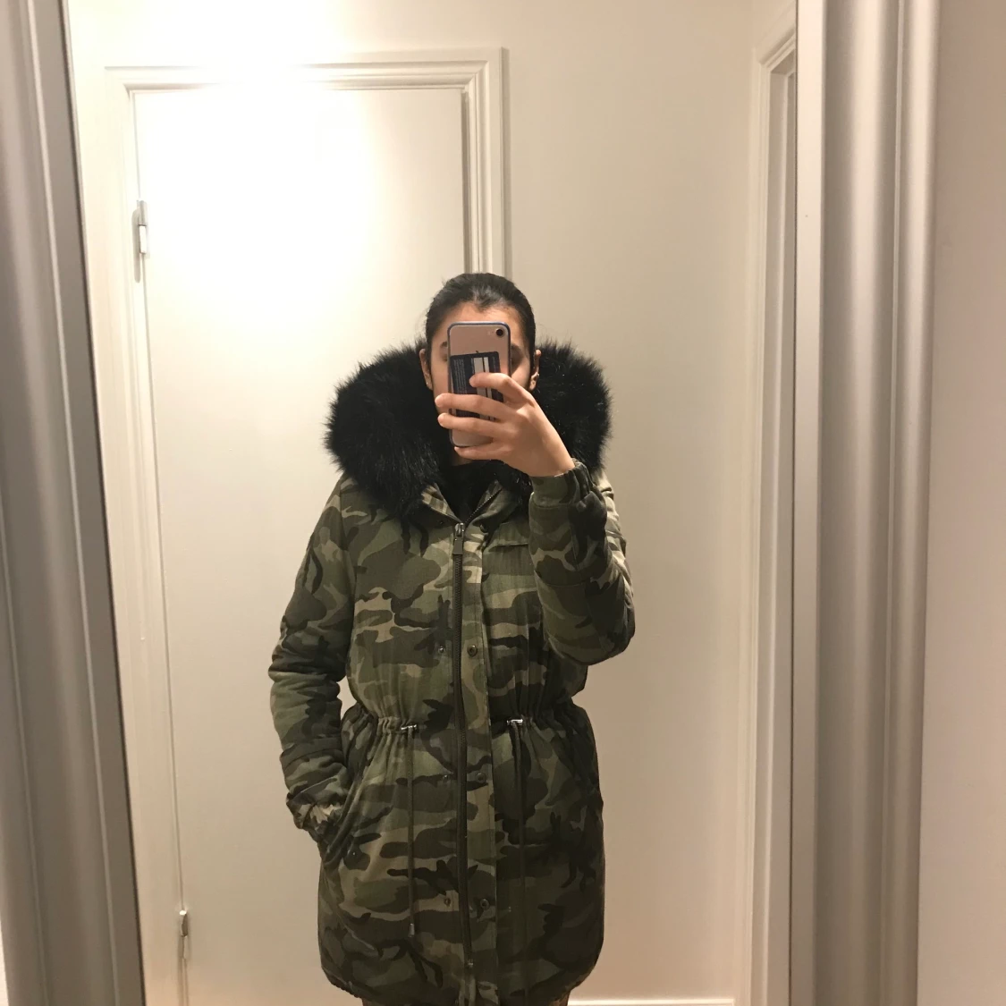 Kamouflage vinterjacka  - 90