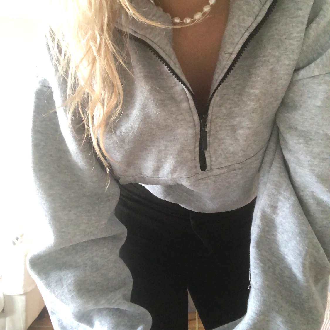 Grå sweatshirt 🖤 - 90