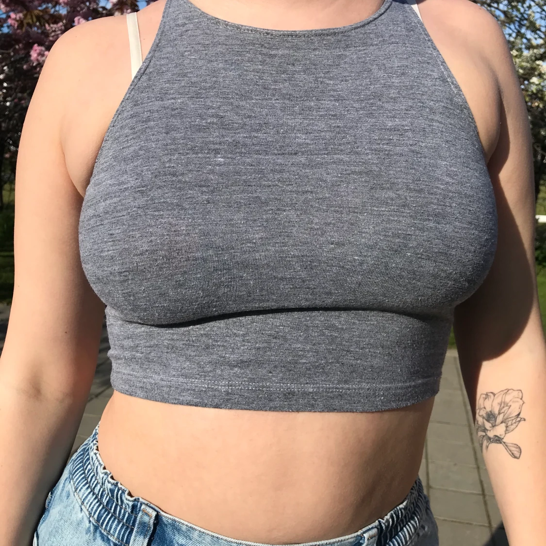American apparel crop top 