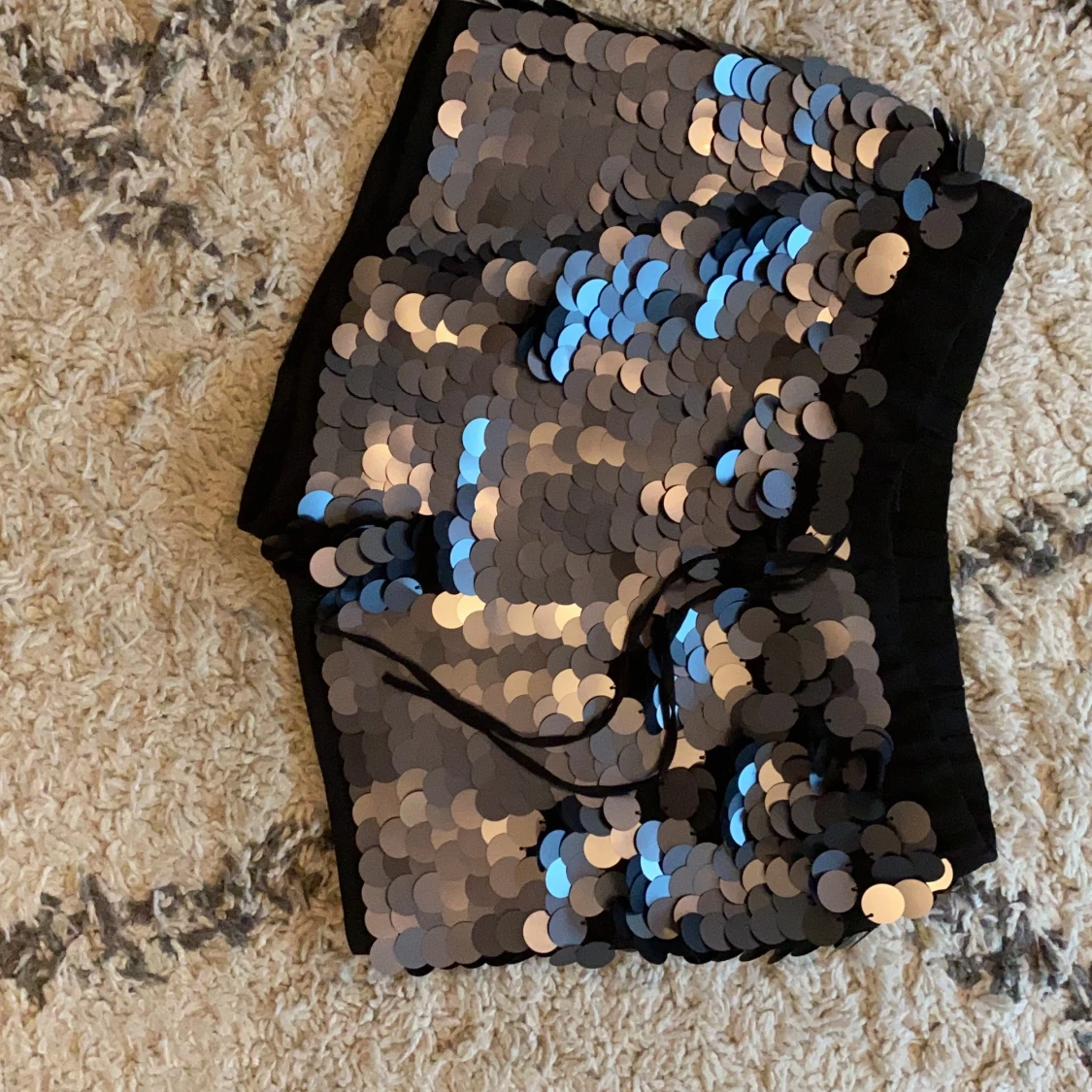 Shorts med paljetter - 90