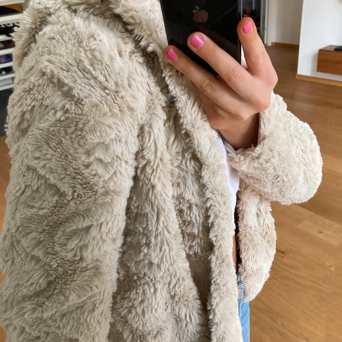 Fluffig jacka - 90