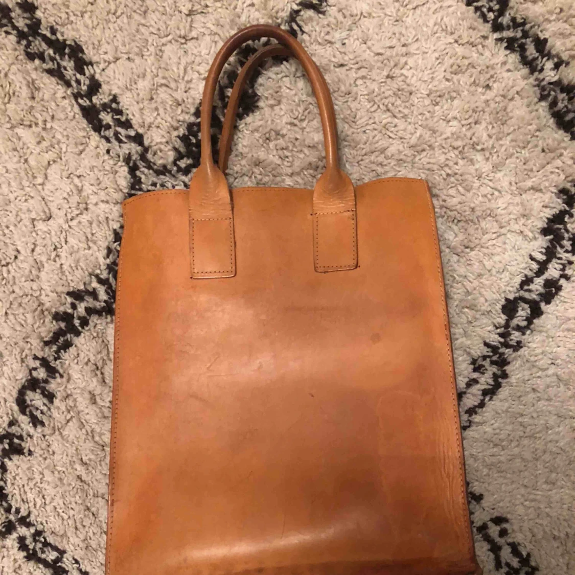 Lärarinne väska - äkta läder - 90