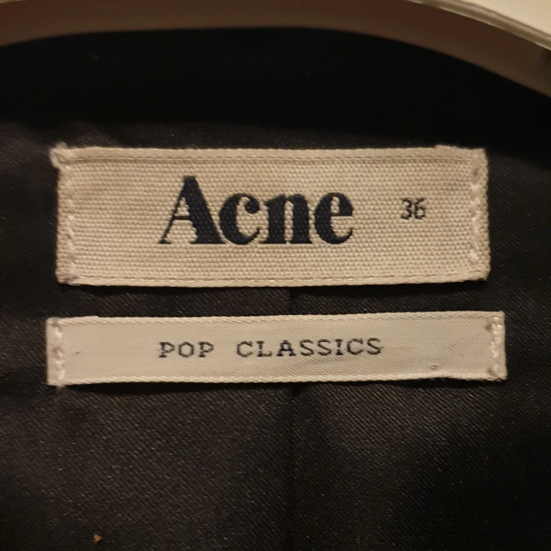 Acne bikerjacka i denim  - 90