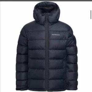 Peak performance jacka - Jag har haft jackan ett halv år och nu skulle jag vilja sälja den. Det finns ett litet hål vid ryggen men det syns inte. Det finns också kvitto på jackan. 