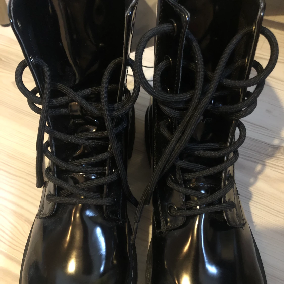 Svarta Combat Boots stl.39 - 90