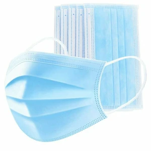 Munskydd - Engångsmask, 50 stycken 3 lager engångs öronslinga ansiktsmasker.