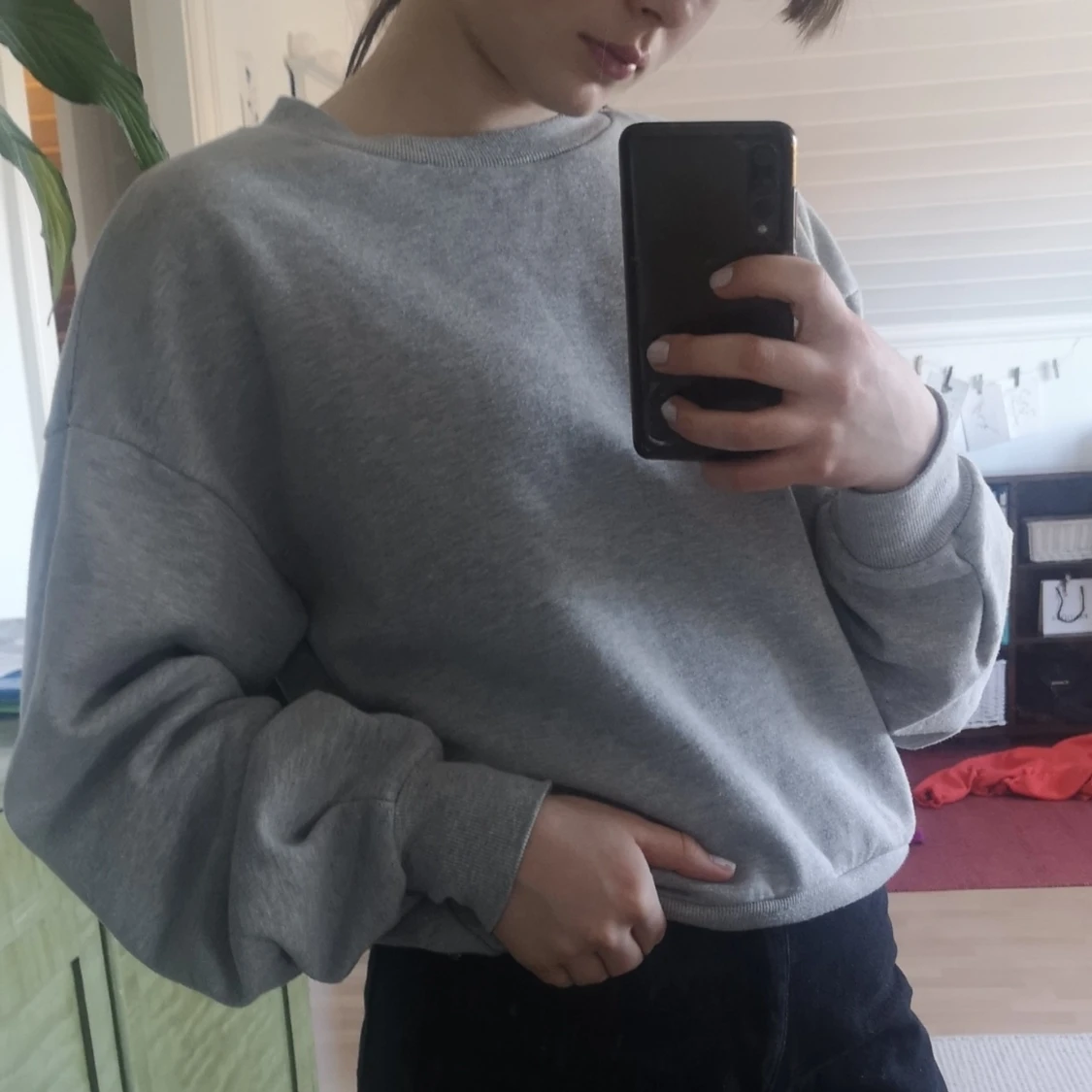 Grå sweatshirt från carlings❤️