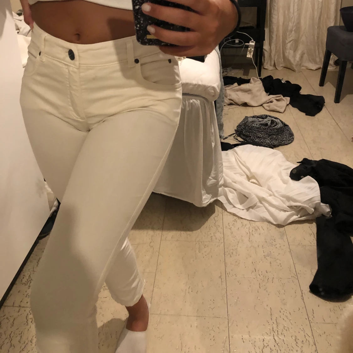 Creme-vita jeans - 91