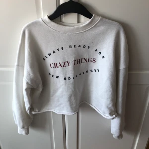 Croppad sweatshirt  - Bra skick, använt få gånger. Frakt ingår i priset 
