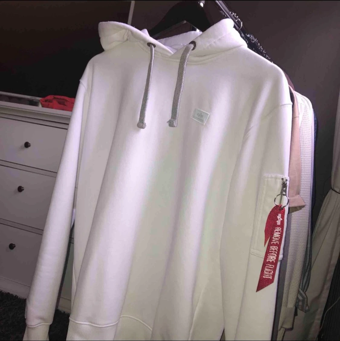 Alpha industries hoodie Strl M/L