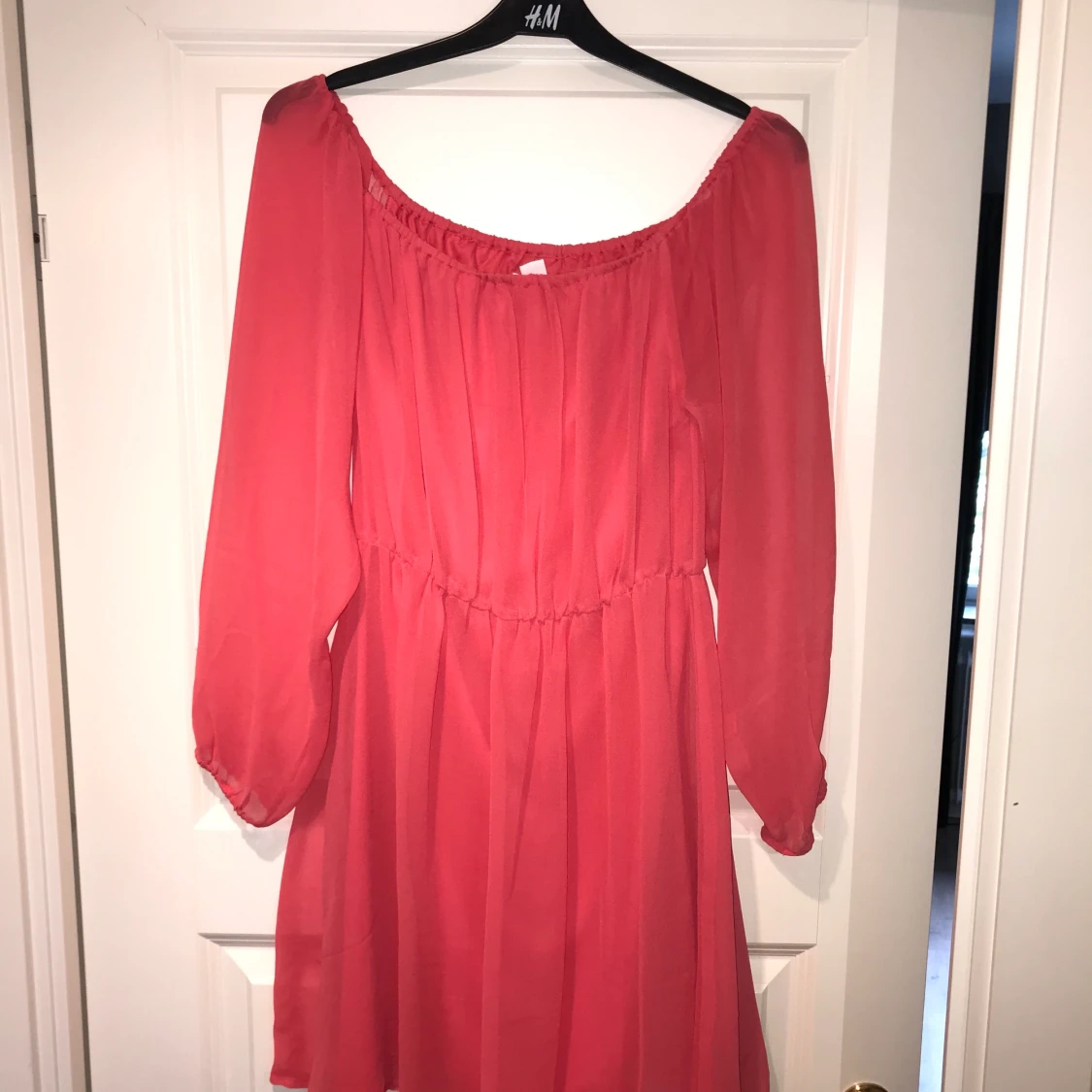 Rosa klänning stel 36 