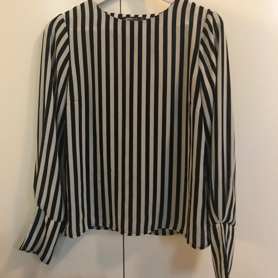 Randig oanvänd blus, XS