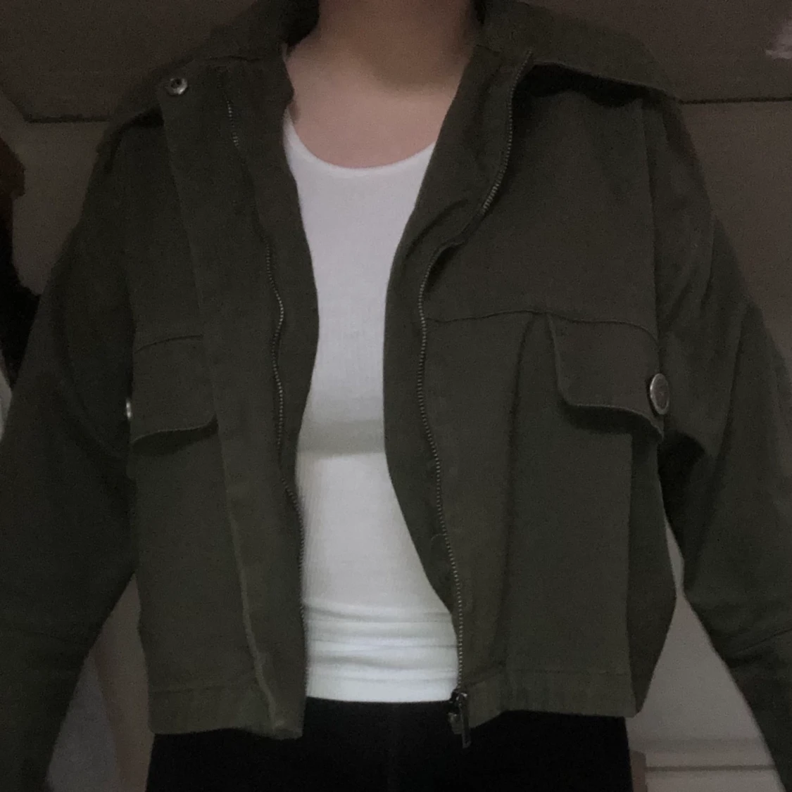 Grön jacka ifrån zara