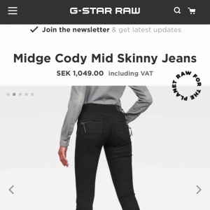 Oanvända lågmidjade jeans  - Helt oanvända midge cody Jeans , inköpa för 1000 kr från g-star. Passar xs -s men är tajta i modellen 