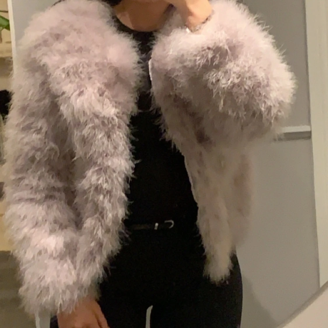 Pälsjacka (fake päls)  storlek Xs/S