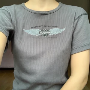 Harley Davidson t-shirt - Grå Harley Davidson t-shirt köpt secondhand. Storlek XL men sitter mer som en M/L. Fint skick! +44kr frakt