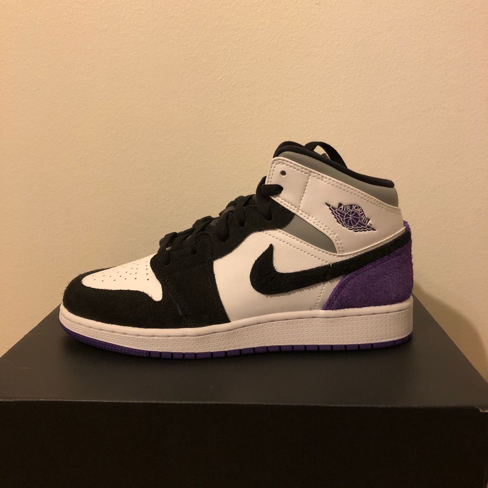 Air Jordan 1 Mid SE Purple GS | Plick Second Hand