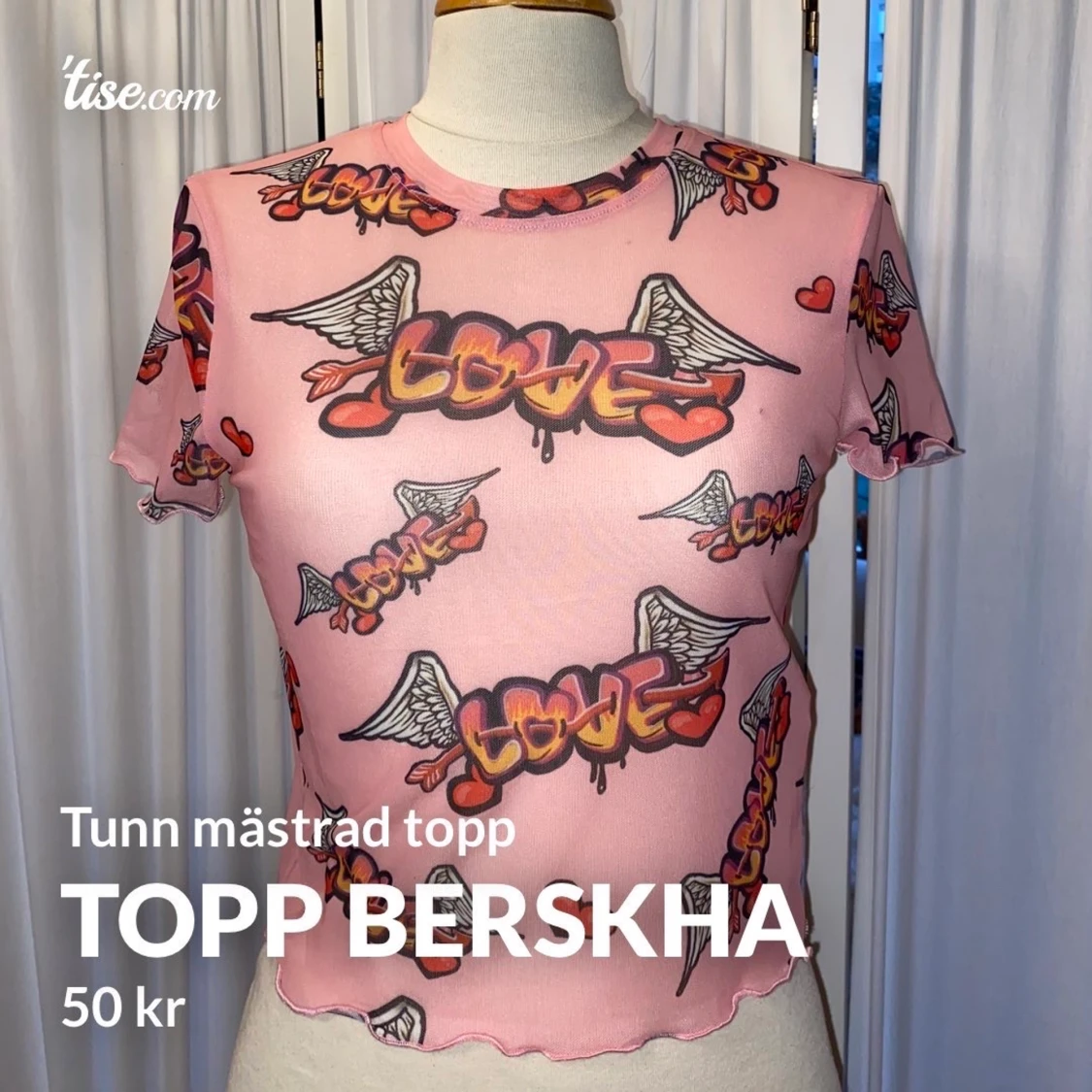 Grafisk Topp Berskha Rosa