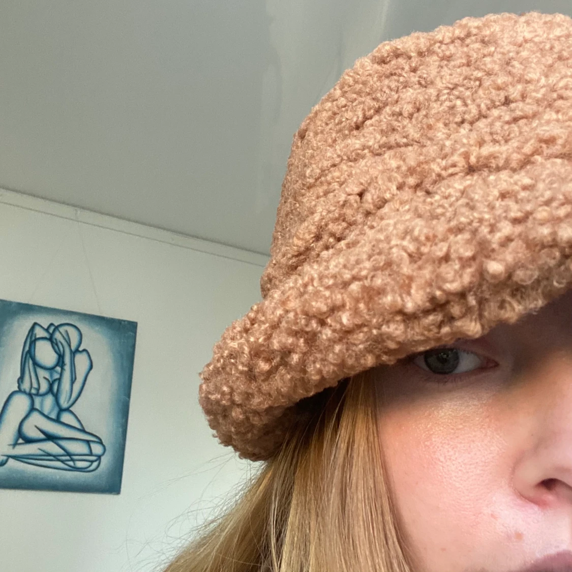 Mysig teddy buckethat - 90