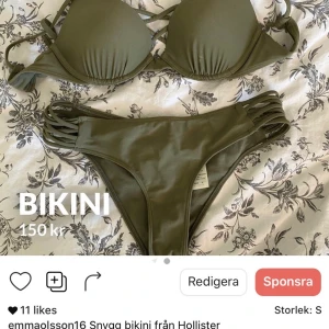 Bikini - Grön superfin bikini från Hollister