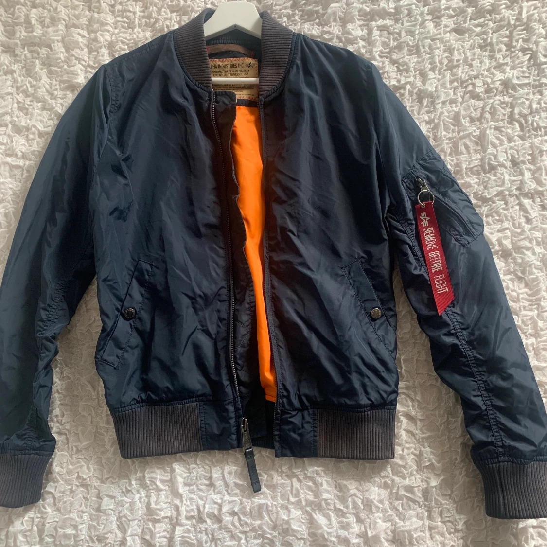 Alpha jacka mörkblå 