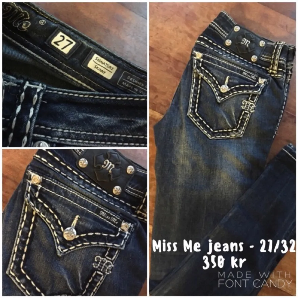 Miss Me jeans i fint skick! Modell Skinny storlek 27/32.. Jeans & Byxor.
