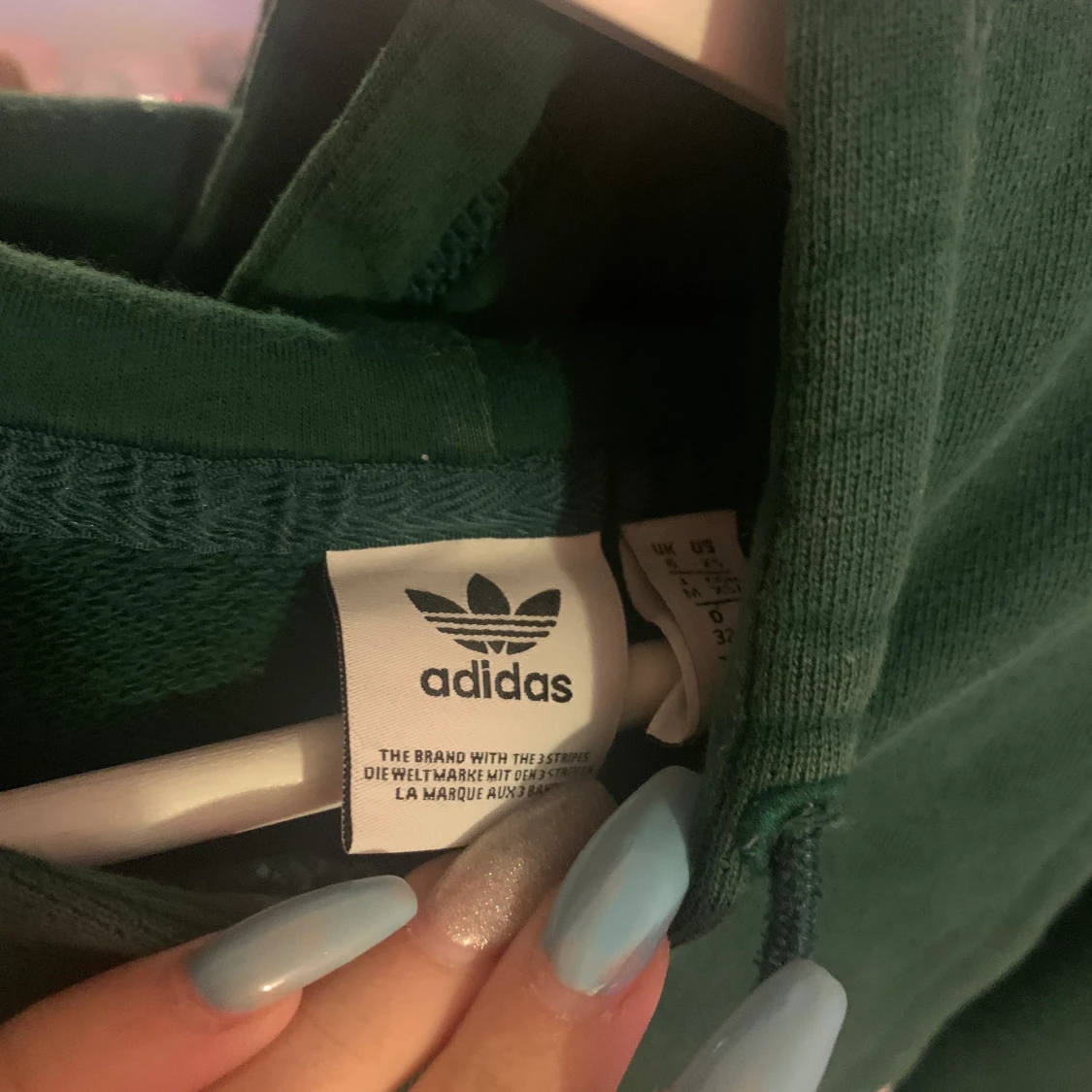 Grön Hoodie ifrån Adidas  - 91