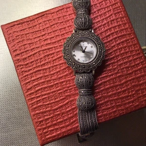 Äkta silver klocka - Ny