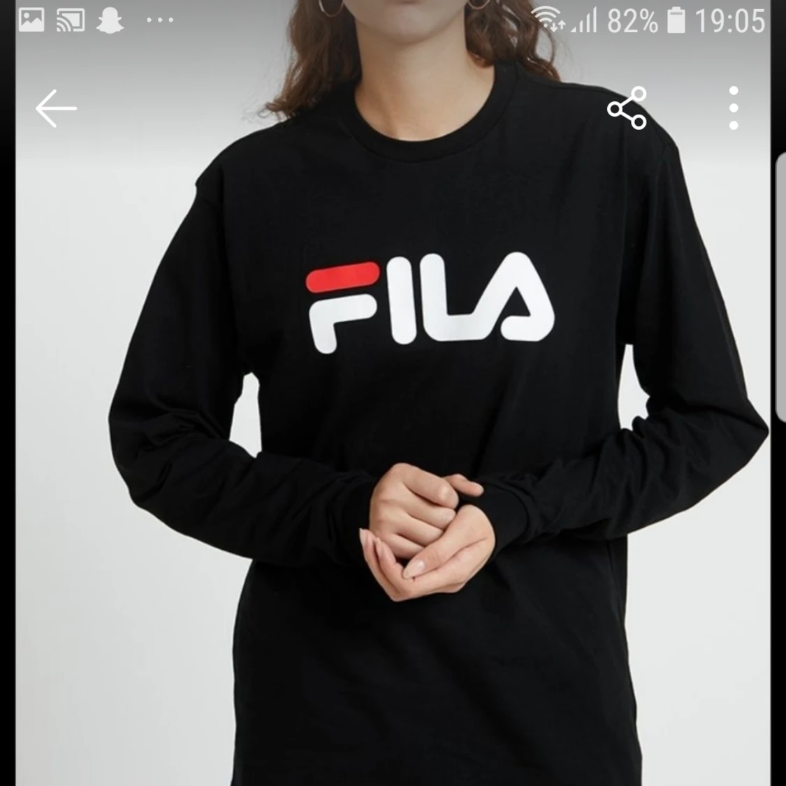 Svårt fila tröja storlek 34 men oversize