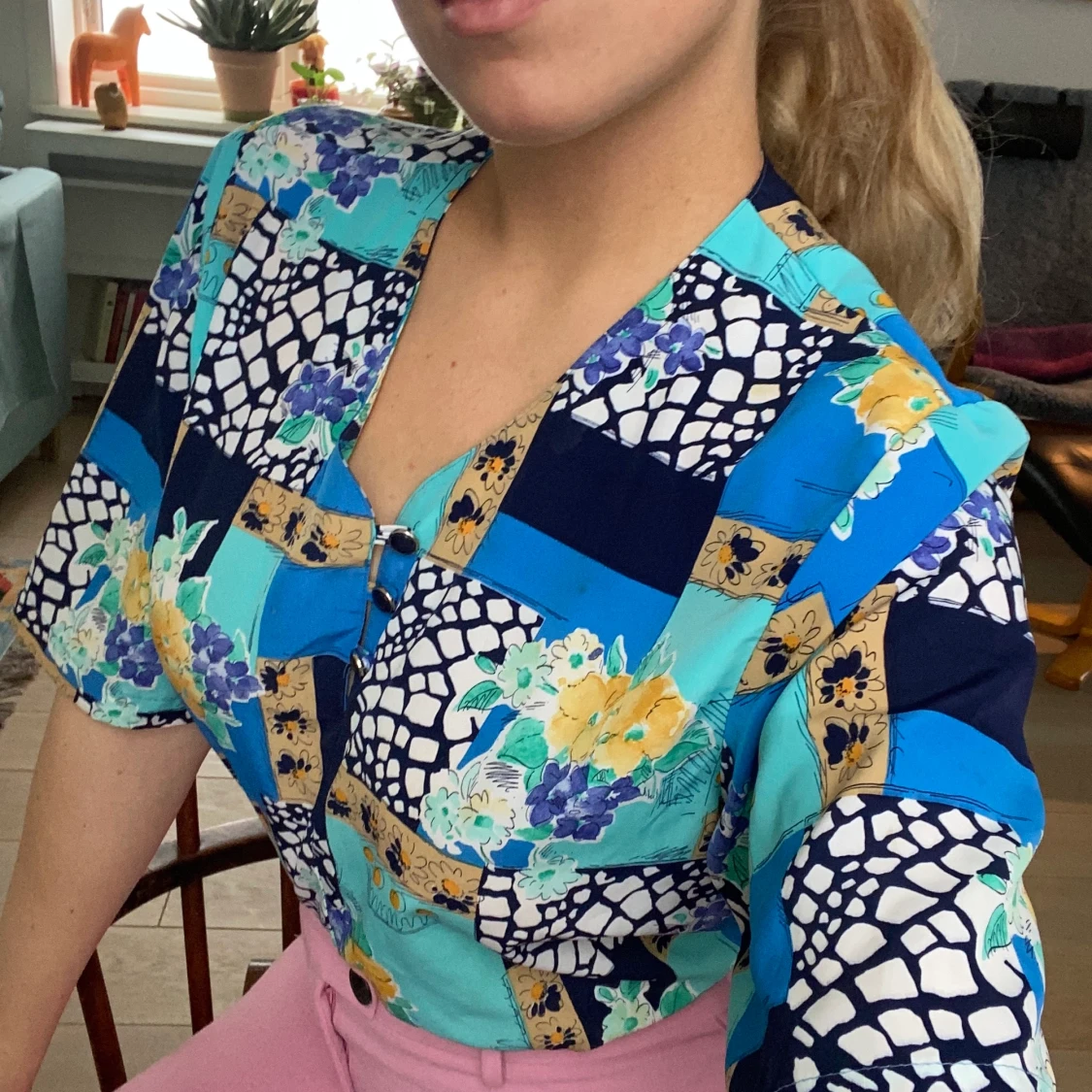 Vintage blus/skjorta - 90