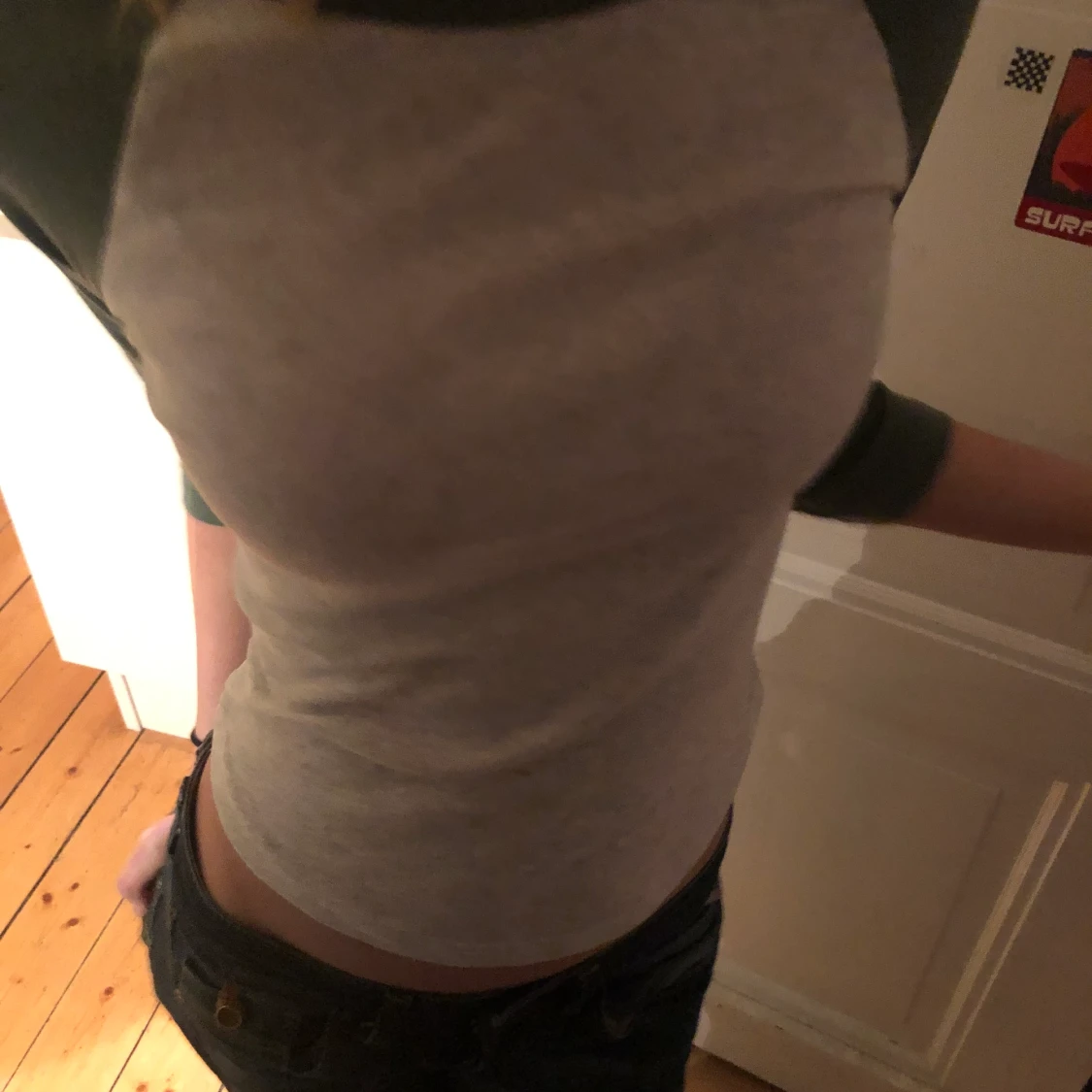 Gammal fin trekvarts tröja