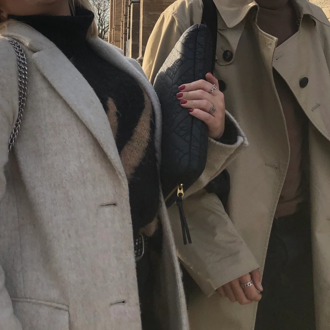 Beige Trench Coat - 91