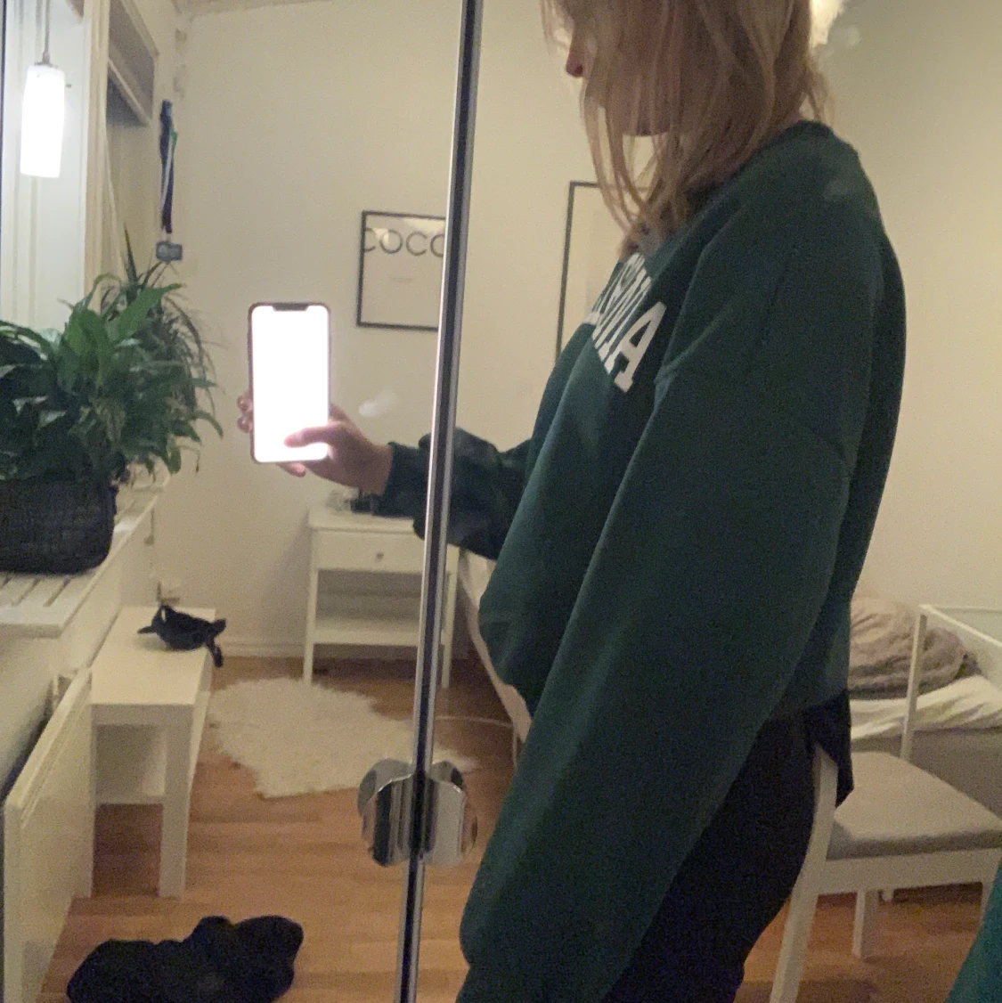 Grön sweatshirt  - 91