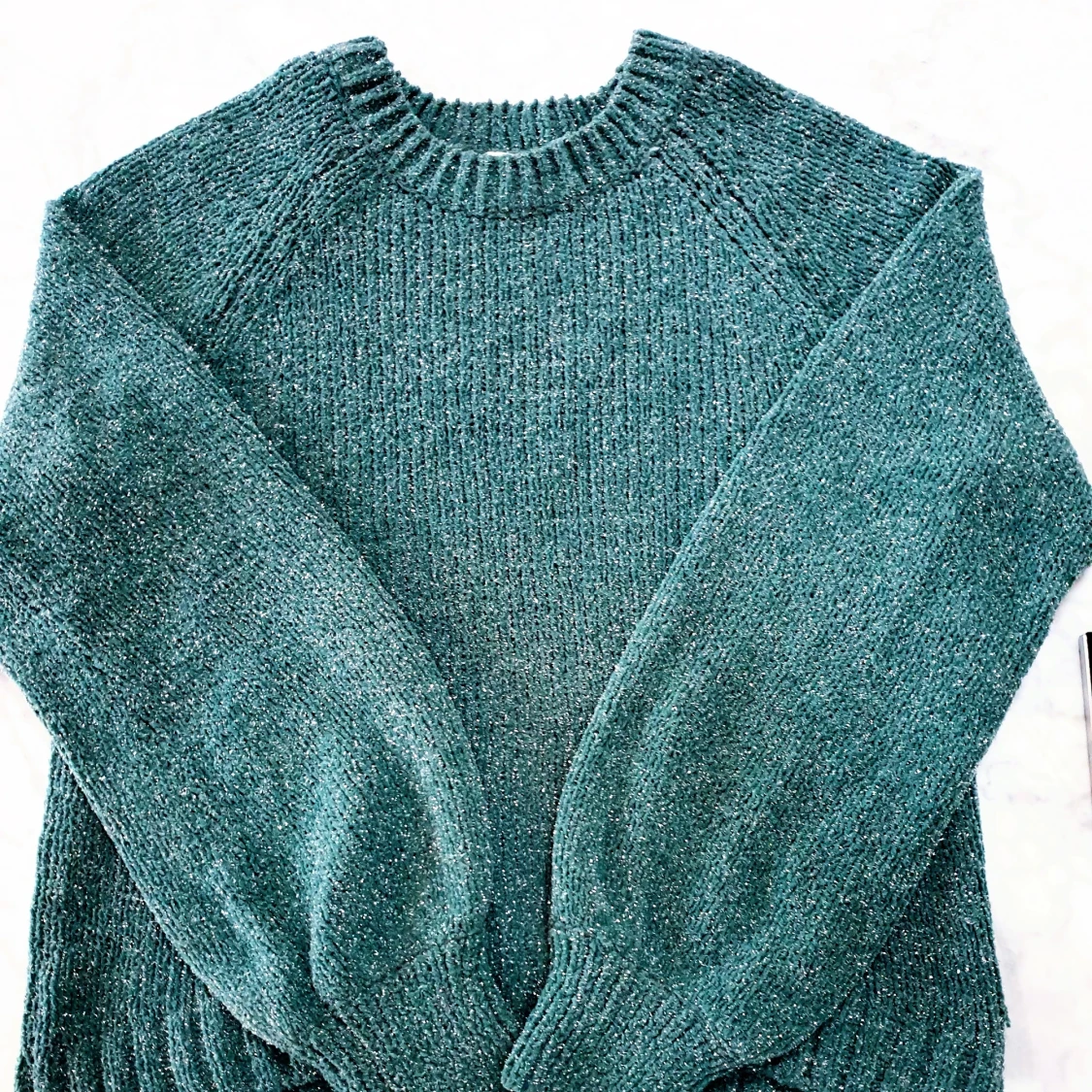 Turquoise Sparkling Sweatshirt - 91