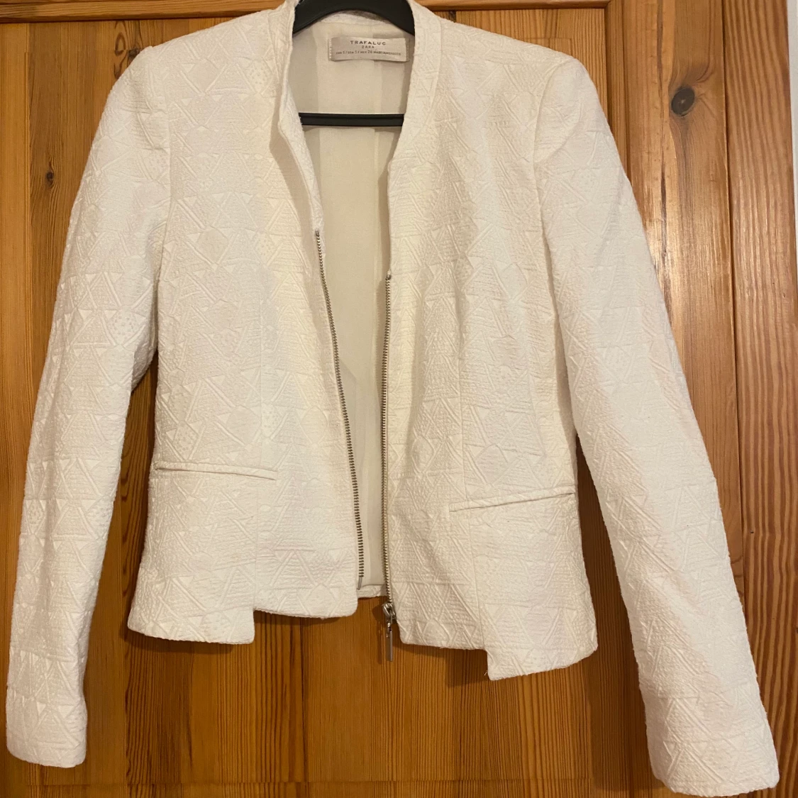 Din vit jacka från zara, S